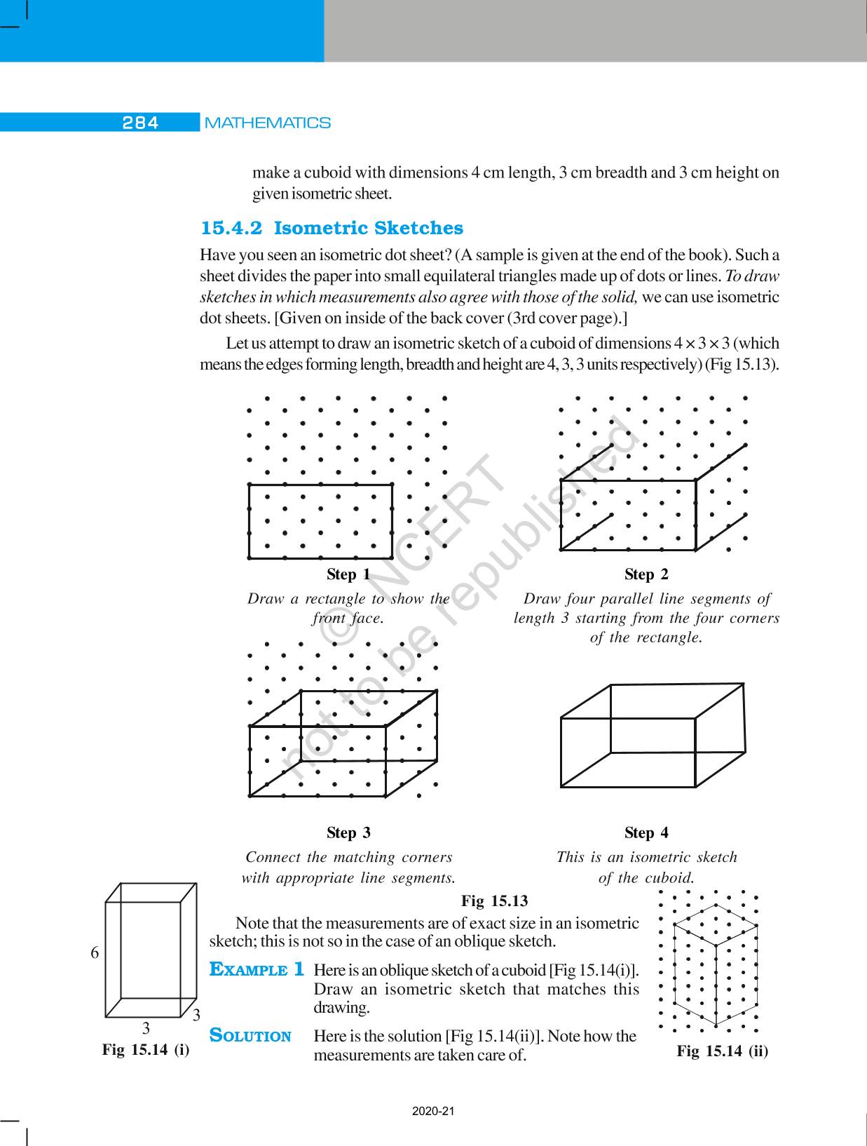 Visualising Solid Shapes - NCERT Book Of Class 7 Mathematics